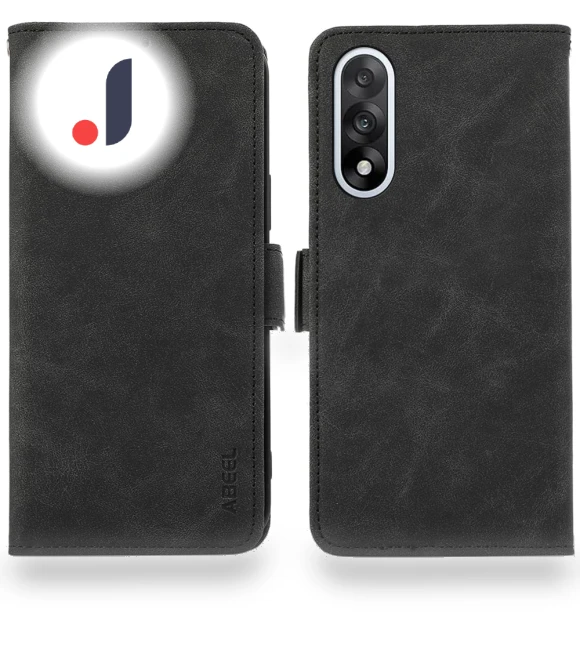 PU Leather Folio Stand View RFID Blocking Phone Cover — Phone Accessories, ABEEL