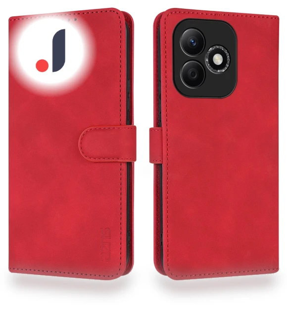 PU Leather Wallet Phone Cover — Basic Cases, AZNS