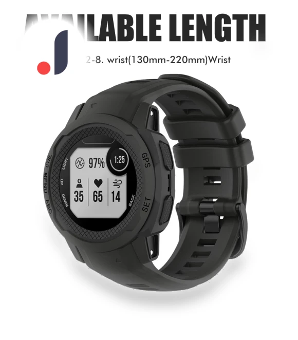 Replacement Silicone Watch Bands — Smartwatch Straps, GoolRC