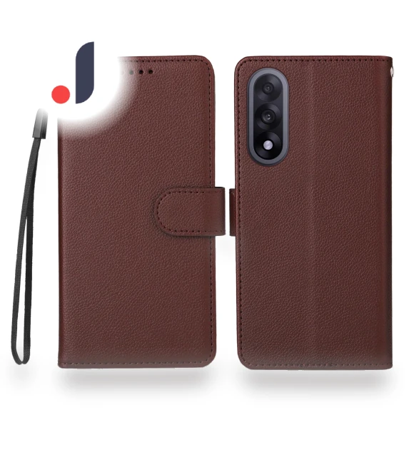 RFID Blocking 3 Card Slots PU Leather Phone Cover with Wrist Strap — Passport Wallets, Smartwatch 2025