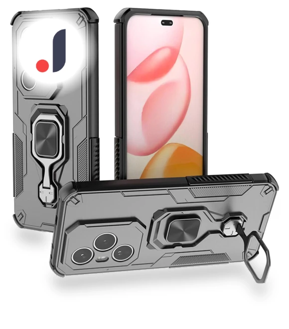 Rotating Ring Stand PC+TPU Shockproof Phone Case — Phone Accessories, Smartwatch 2025