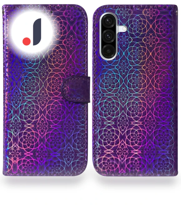 Stand Case Dazzling Flower Leather Phone Cover — Phone Accessories, Smartwatch 2025