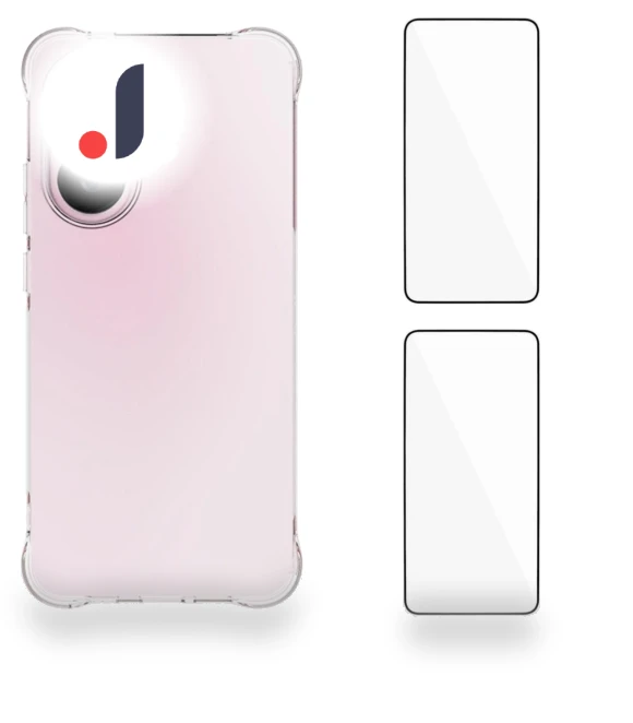 TPU Phone Case with Tempered Glass Screen Protectors — Screen Protectors, Smartwatch 2025
