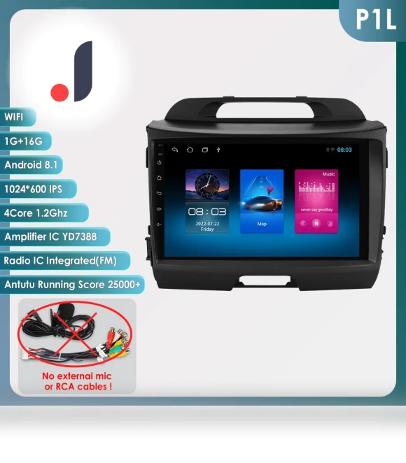 Voice Controlled AI 2 Din Android Car Radio — Stereo Receivers, OSSURET