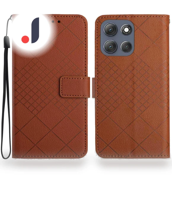 Wallet Imprint PU Leather Flip Folio Phone Cover — Flip Cases, Smartwatch 2025