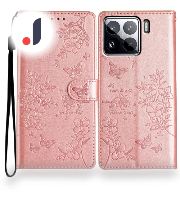 Wallet Phone Case Butterfly Floral Imprint Leather Flip Cover — Flip Cases, Smartwatch 2025