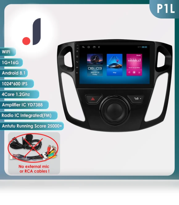 Android Auto Radio with Voice Control AI — Stereo Receivers, OSSURET