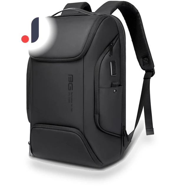 Business Smart Backpack with USB Charging Port — Laptop Backpacks, Leather bag