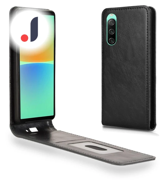 Case with Card Slot Magnetic Vertical Flip Leather Phone Cover — Flip Cases, Smartwatch 2025