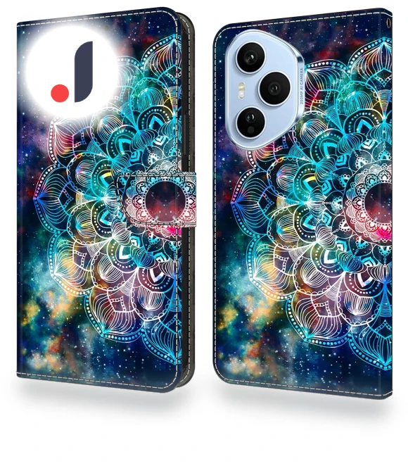Case with Card Slot Pattern Printed TPU+PU Leather Flip Phone Cover — Flip Cases, Smartwatch 2025