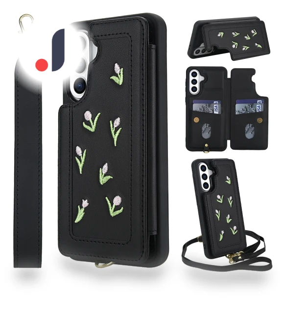 Case with Embroidered Tulips — Bumpers, Smartwatch 2025