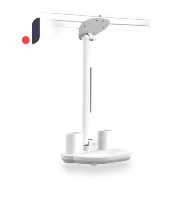 Desk Lamp with Pen Holder and 4 Adjustable Heads — Study & Desk Lighting, Shejmrtw