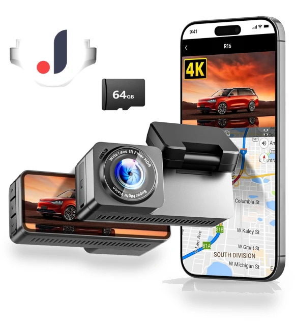 Dual Camera 4K Dash Cam — Dashboard Cameras, Zen-Japan Electronics
