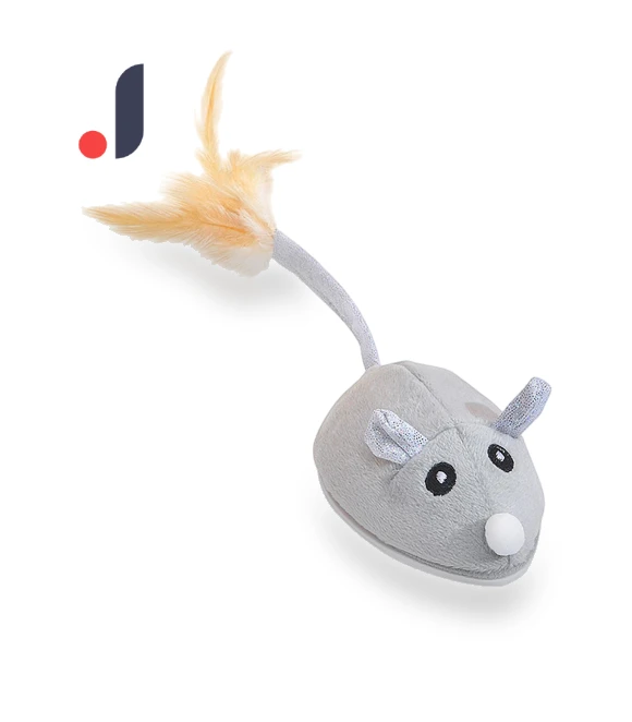 Electric Mouse Toy Feather Cat Toy Automatic Charging Smart Pet Supplies — Cat Playthings, Eason