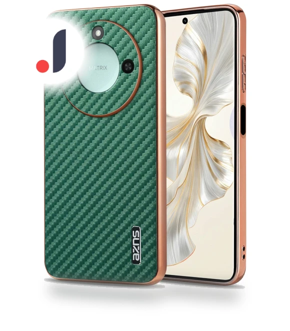 Electroplating Carbon Fiber Texture Phone Cover — Basic Cases, AZNS