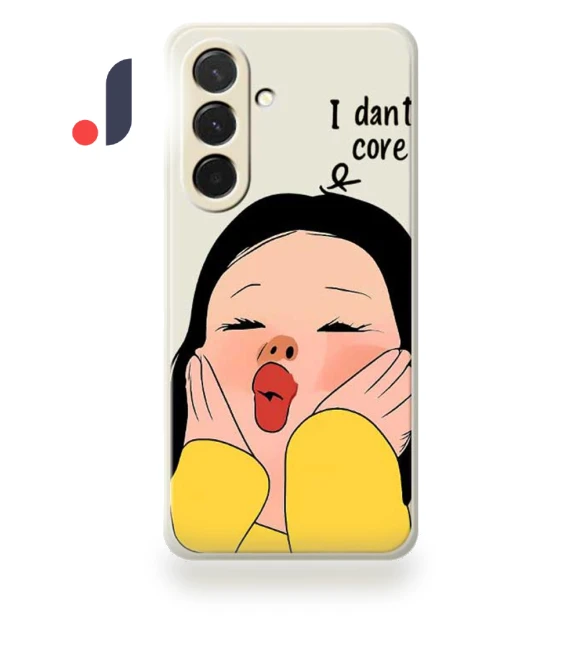 Girl Holding Face Pattern Printing Straight Edge TPU Phone Back Cover — Bumpers, Smartwatch 2025