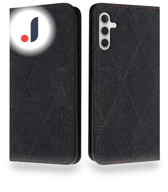 Imprinted Flower Wallet Stand Leather Phone Cover — Phone Accessories, Smartwatch 2025