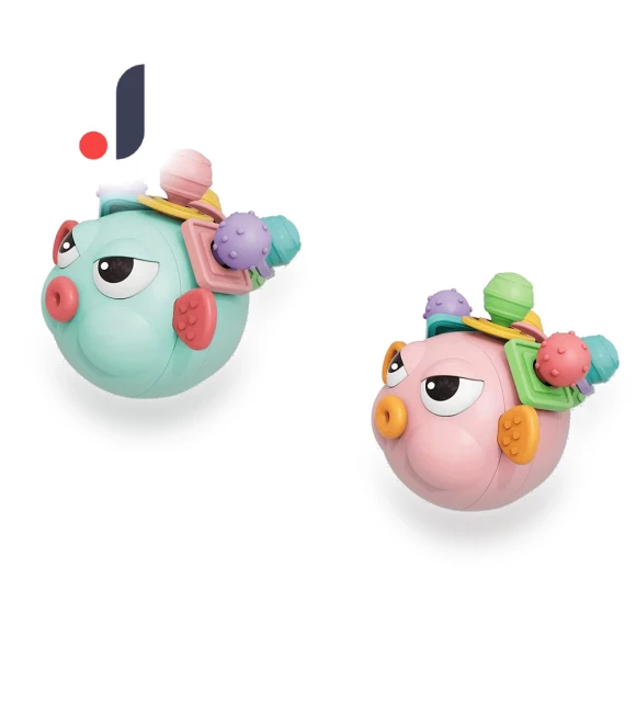 Interactive Puffer Fish Teether Toy — Bath Time Fun, Houspace