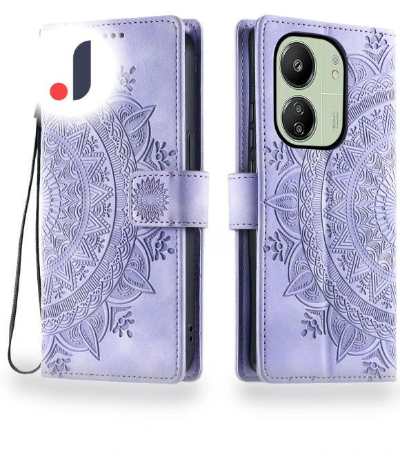 Leather Wallet Case with Embossed Totem — Flip Cases, Smartwatch 2025