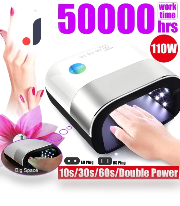 LED Nail Dryer Lamp with Smart Timer — Curing Lamps, Pro DIY Tool