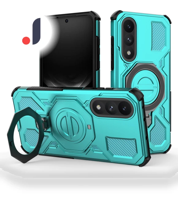 Magnetic Case with Rotating Metal Stand — Phone Accessories, Smartwatch 2025