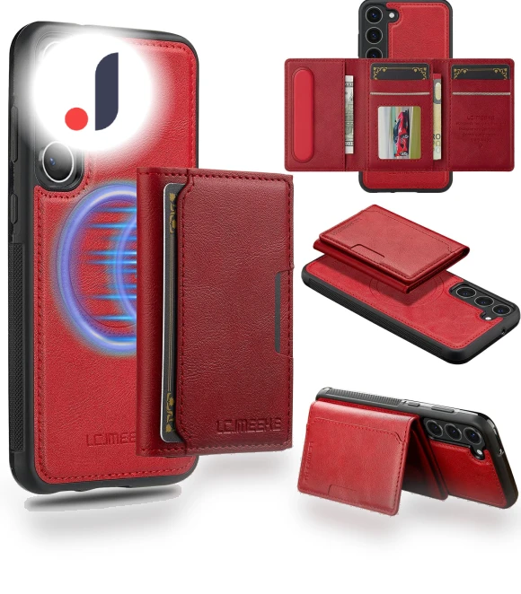 Magnetic Phone Case with Detachable Card Holder — Phone Accessories, Smartwatch 2025