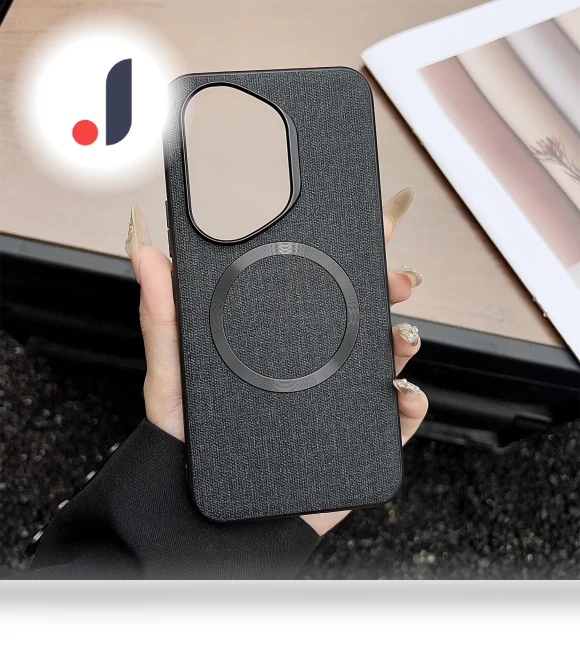 MagSafe Compatible Shockproof Case with Fabric Back Cover — Cases, Smartwatch 2025