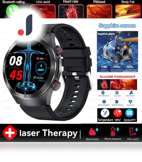Non-Invasive Laser Therapy Smart Watch — Smartwatches, SAMS Online
