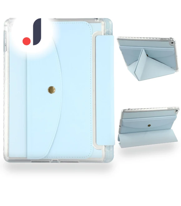 Origami Stand Wallet PU Leather Cover with Pencil Slot — Protective Cases, Choices Samsung Cases