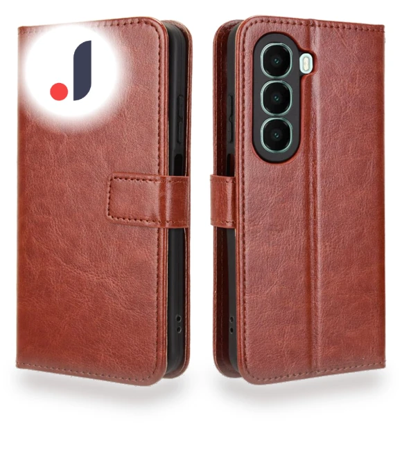 PU Leather Phone Case with Wrist Strap — Flip Cases, Smartwatch 2025