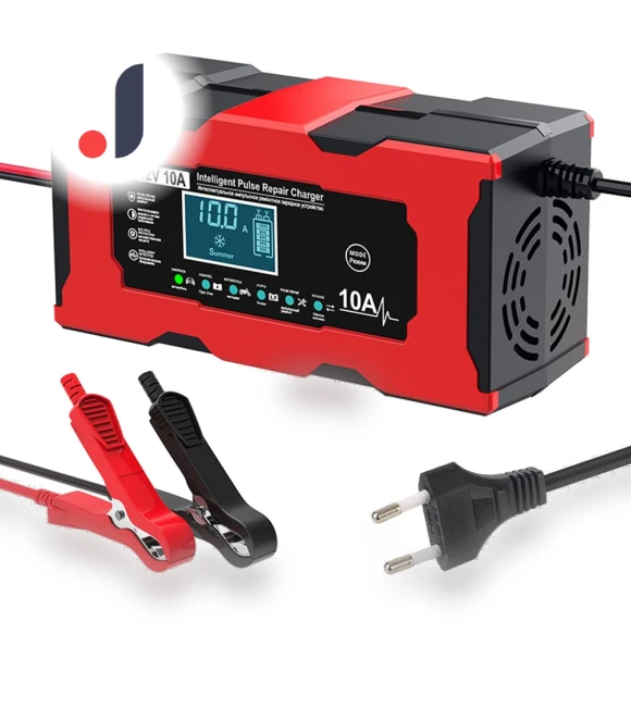 Pulse Repair Smart Battery Charger with Digital LCD Display — Battery Chargers, Home Furnishing Department Mall