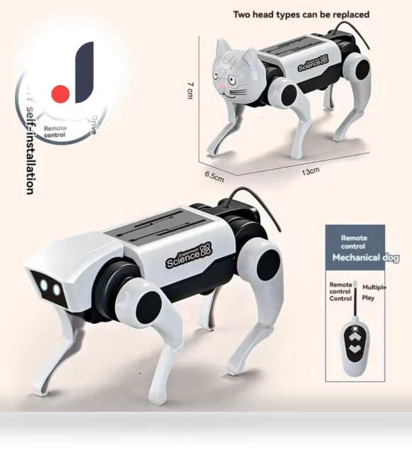 Radio-controlled Bionic Electric Robot Dog — Interactive Animal Companions, qijuestate