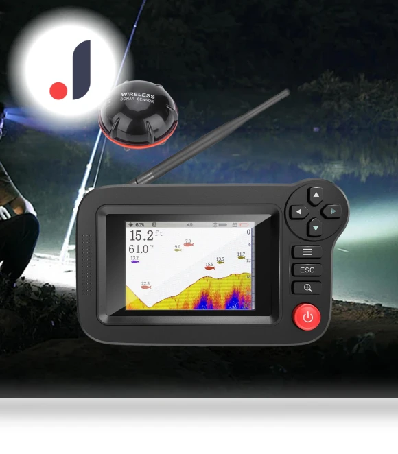 Rechargeable 3.5-inch Display Smart Fish Finder for Ice and Sea — Fishfinders, Hobbies