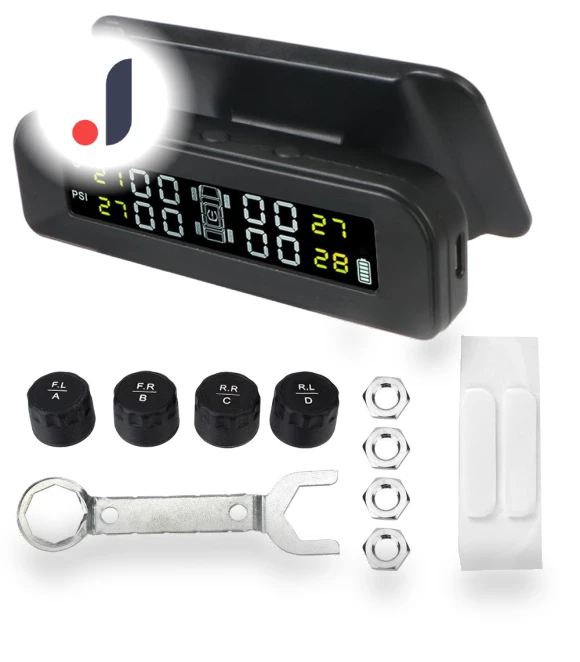 Smart Car Digital TPMS with 4 External Sensors — TPMS Sensor Replacements, Home Furnishing Department Mall