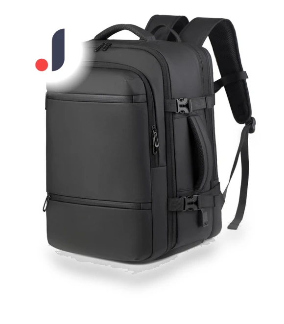 Smart Multi Layer Unisex Backpack — Casual Daypacks, Leather bag