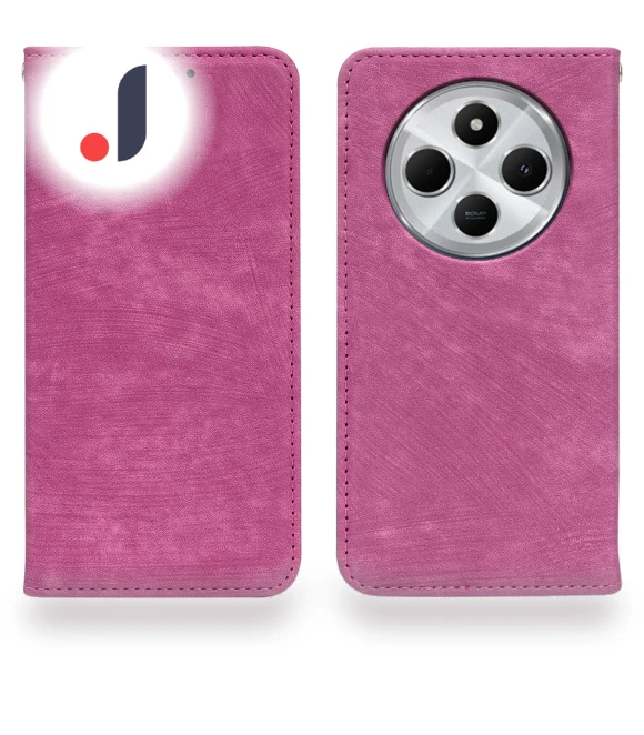 Strong Magnetic Leather Wallet Phone Cover with Striped Texture — Flip Cases, Smartwatch 2025