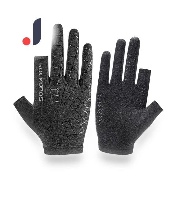 Summer Cycling UV Protection Fingerless Gloves — Gloves, JP Create mege