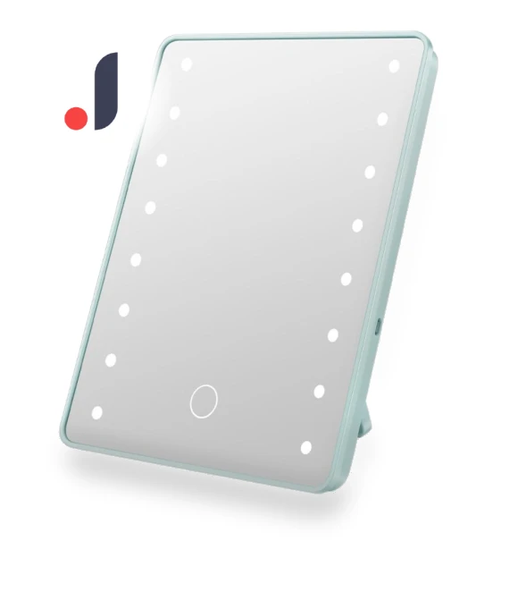 Touch Control Cosmetic Mirror — Handheld, Jingao