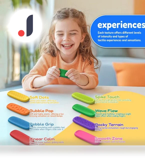 Touchstone Stress Relief Toy — Blocks, Outing etrey