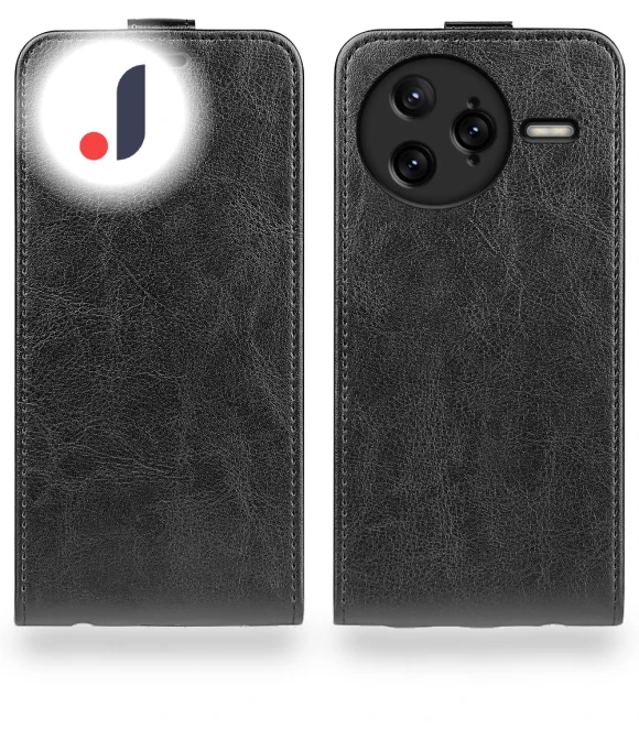 Vertical Flip Leather Phone Cover with Card Slots — Flip Cases, Smartwatch 2025