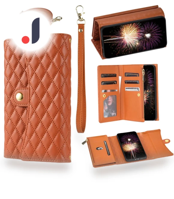 Wallet Case PU Leather Stand Phone Cover with Shoulder Strap — Smartwatch Protectors, Smartwatch 2025