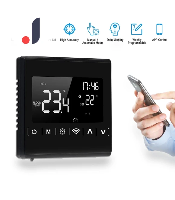 Wi-Fi Smart Thermostat — Home Climate Control, Koogeelife