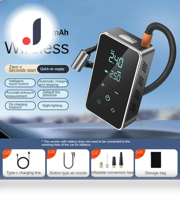 Wireless Air Pump with Touch Screen — Tire Inflation Solutions, Various household supplies