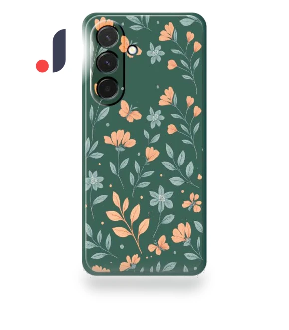 Yellow Flowers Pattern Printing Straight Edge TPU Phone Back Cover — Back Covers, Smartwatch 2025