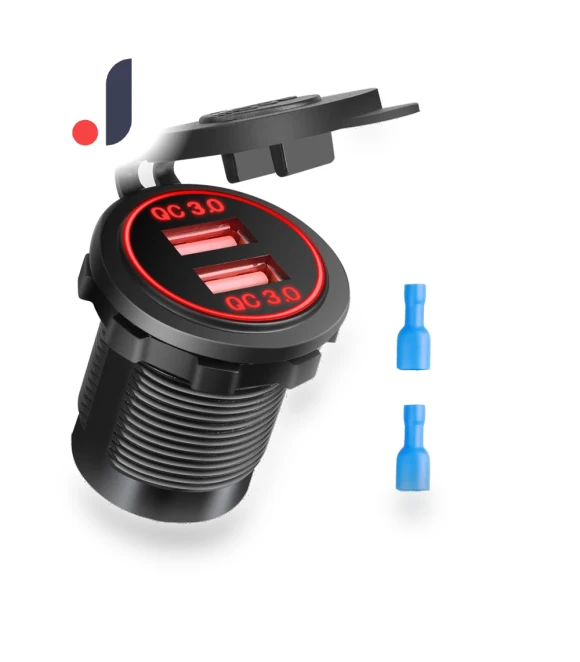 Dual USB Car Charger with Smart Fast Charge — Chargers, Cars Auto Home