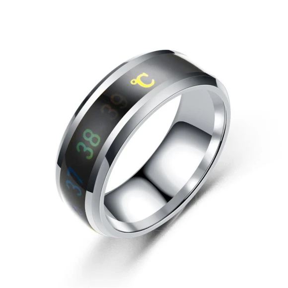 Fashion Smart Thermochromic Couple Ring — Smart Rings, Toy boutique one
