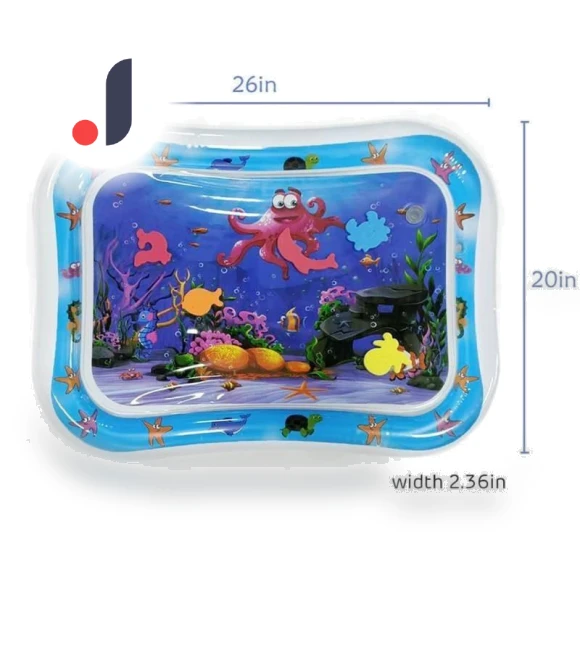 Inflatable Baby Water Mat for Tummy Time — Baby Play Zones, ZestCasa