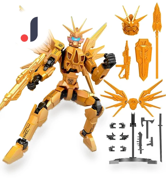 Multi-joint movable warrior transformer robot — Construction Kits, Come againye