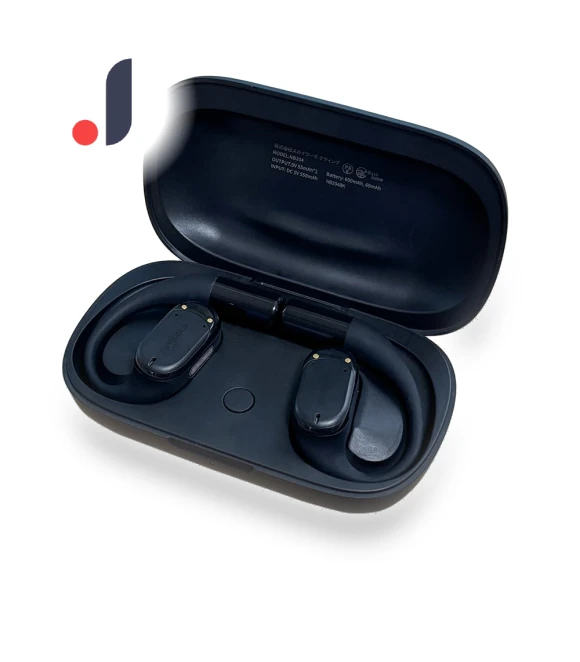 Open-Ear Earphones with AI Noise Cancellation — Over-Ear Headphones, HAYAO