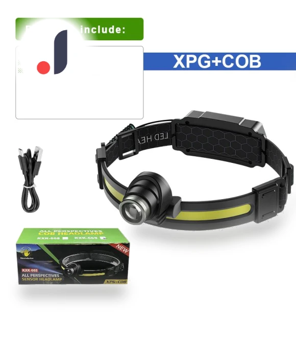 Powerful LED Headlamp with COB Sensor — Flashlights, Build My Home